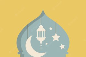 Ramadan mubarak card design