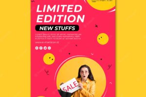 Sale ad template poster