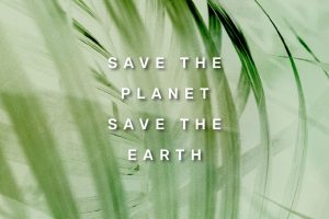 Save the planet, save the earth quote social media post
