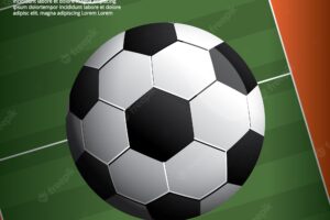Soccer football poster illustration