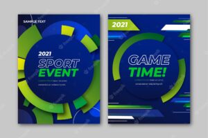 Sport game event 2021 poster