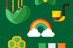 St patrick day element collection