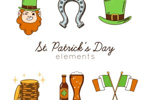 St patrick's day element collection