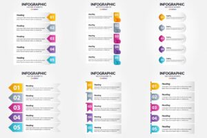 This vector illustration set is perfect for creating business infographics for advertising brochures flyers and magazines