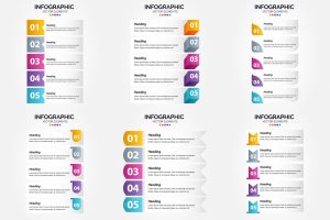This vector infographics set is perfect for advertising your business in brochures flyers and magazines