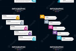 Use vector infographics to make your presentation more engaging and interesting