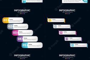 Use vector infographics to make your presentation more engaging and interesting