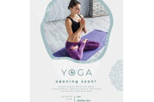 Vertical flyer for yoga practicing