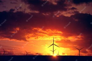 Windmills. alternative energy.