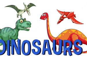 Word design for dinosaurs