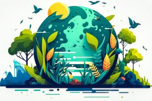 World environment and earth day concept generative ai