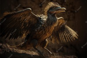 Archaeopteryx dinosaur ancient carnivore dinosaur extinct animal generative ai