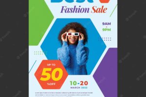 Best fashion sale flyer template