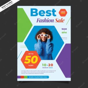 Best fashion sale flyer template