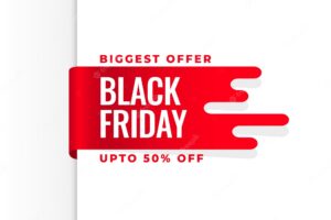 Black friday holiday background with sale offers