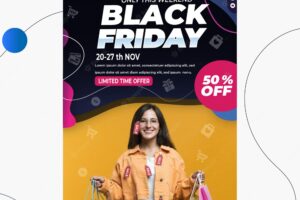Black friday poster a4