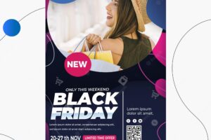 Black friday poster a4