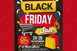 Black friday sale flyer 1