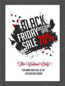 Black friday sales poster