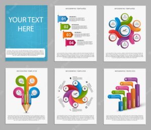 Collection infographics for business.
