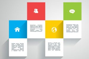 Colorful infographic design