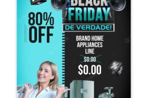 Instagram black friday social media stories for home appliances