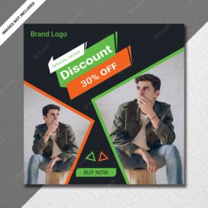 Instagram post or square sale banner template