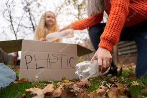 Kids learnign about environment