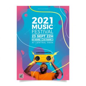 Music event in 2021 poster