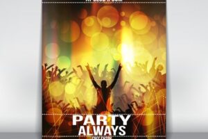 Party poster design