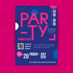 Programming event poster template