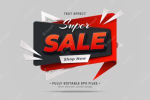 Sales promo with abstract shapes