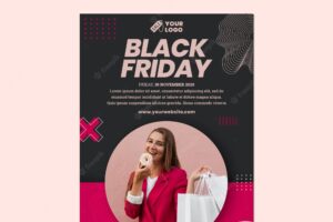 Shopping sale flyer template