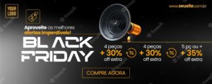 Social media banner instagram black friday for unmissable offers