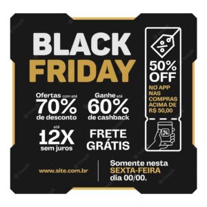 Social media feed black friday only this friday with great offers