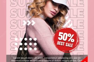 Super fashion sale new collection with modern style for promotion poster banner template