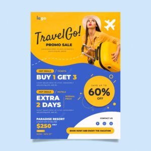 Travel sale flyer