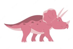 Triceratops with dangerous horns